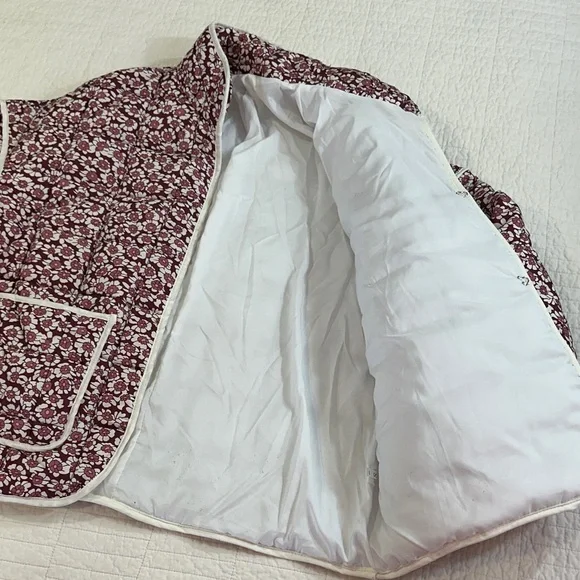 Quilted Floral Jacket Cottagecore Grandmacore medium NWOT - Picture 3 of 5